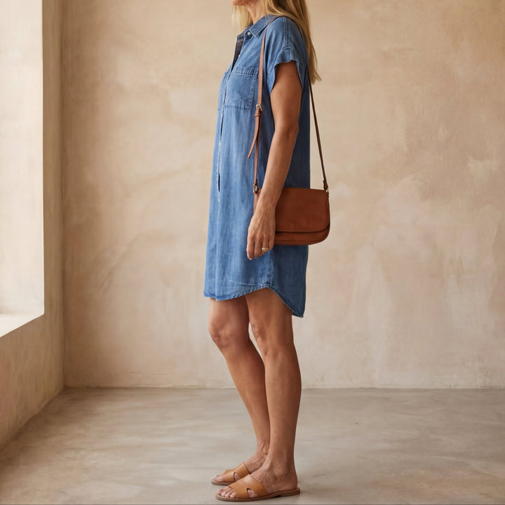 Eloira™ – Mid-Length Casual Dress