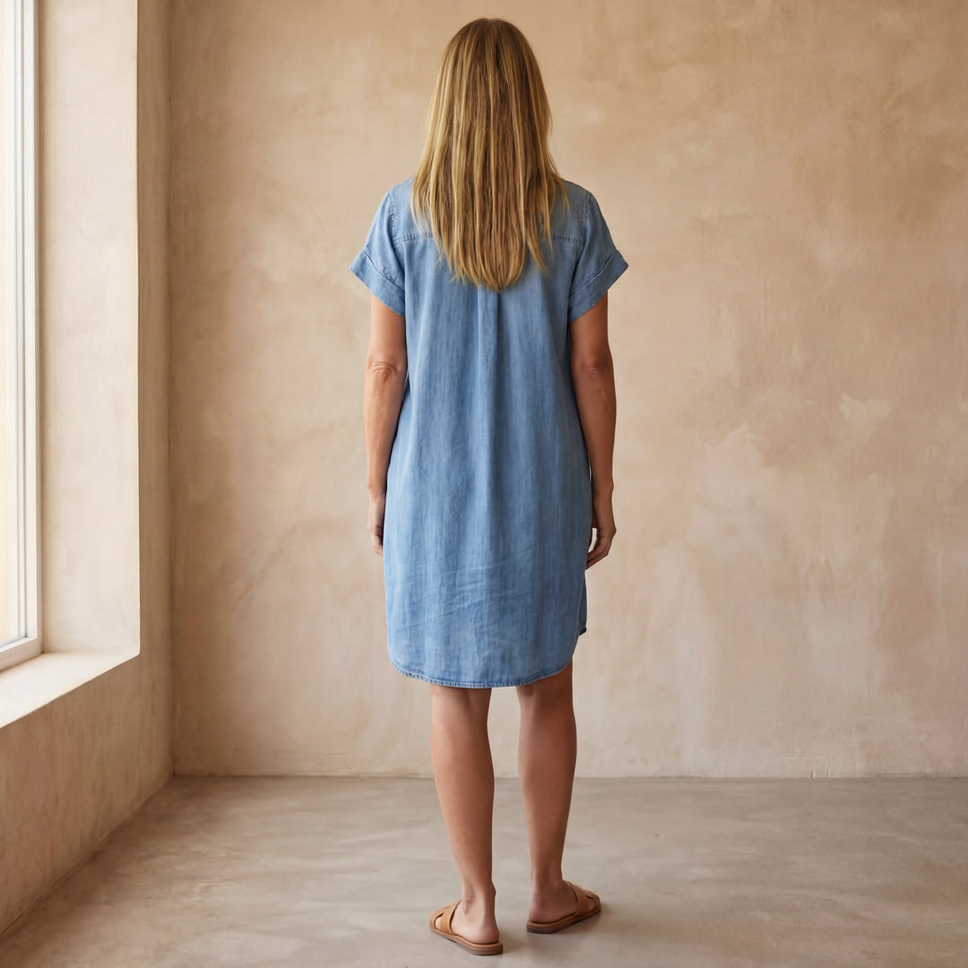 Eloira™ – Mid-Length Casual Dress
