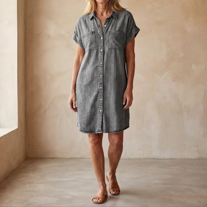 Eloira™ – Mid-Length Casual Dress