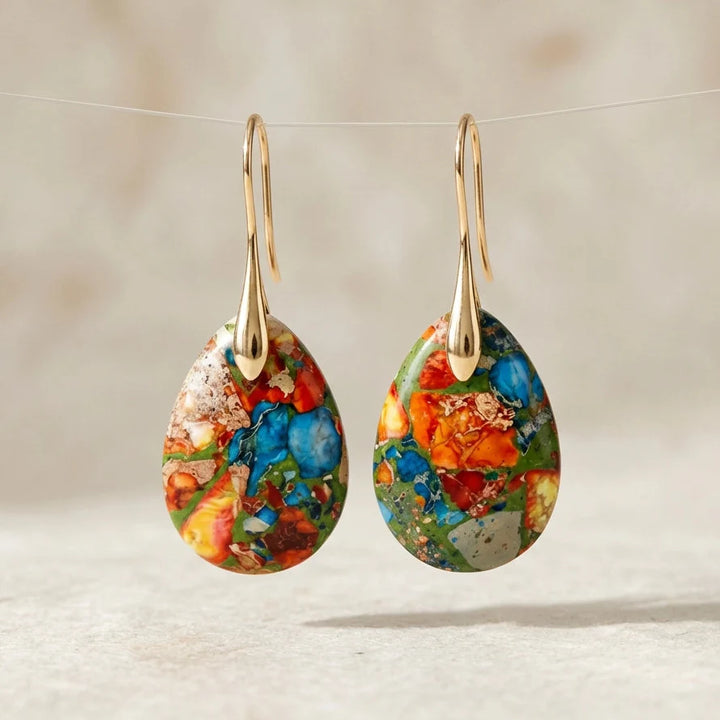 Daisy | Imperial Jasper Earrings