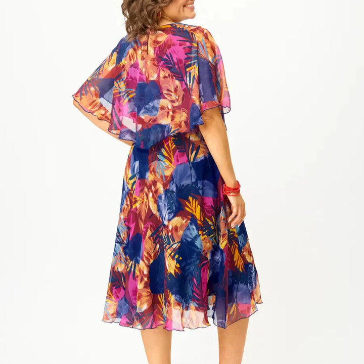 Aitana Vibrant Print Midi Dress