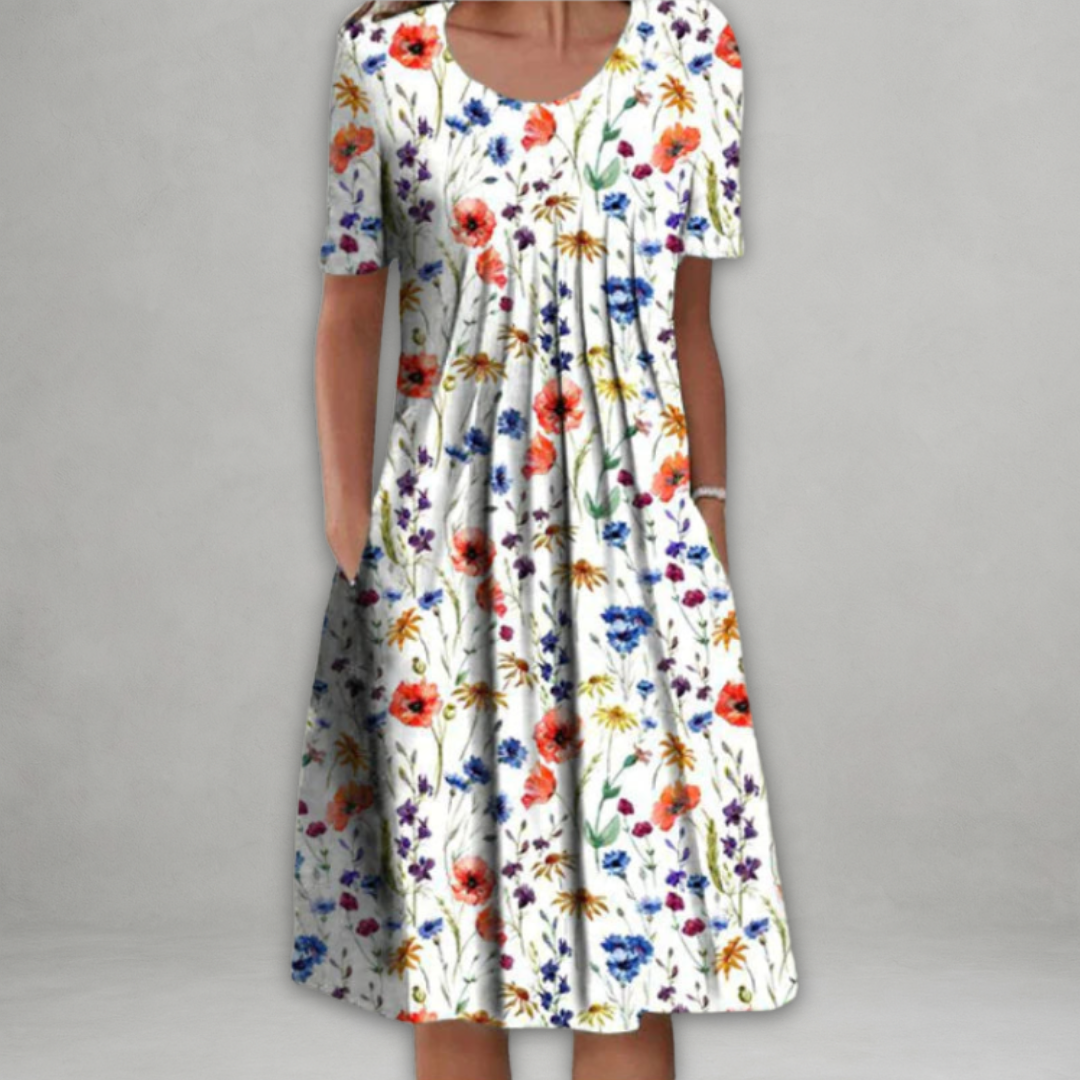 Eira™ – Cotton Dress with Tummy Coverage for Ultimate Comfort