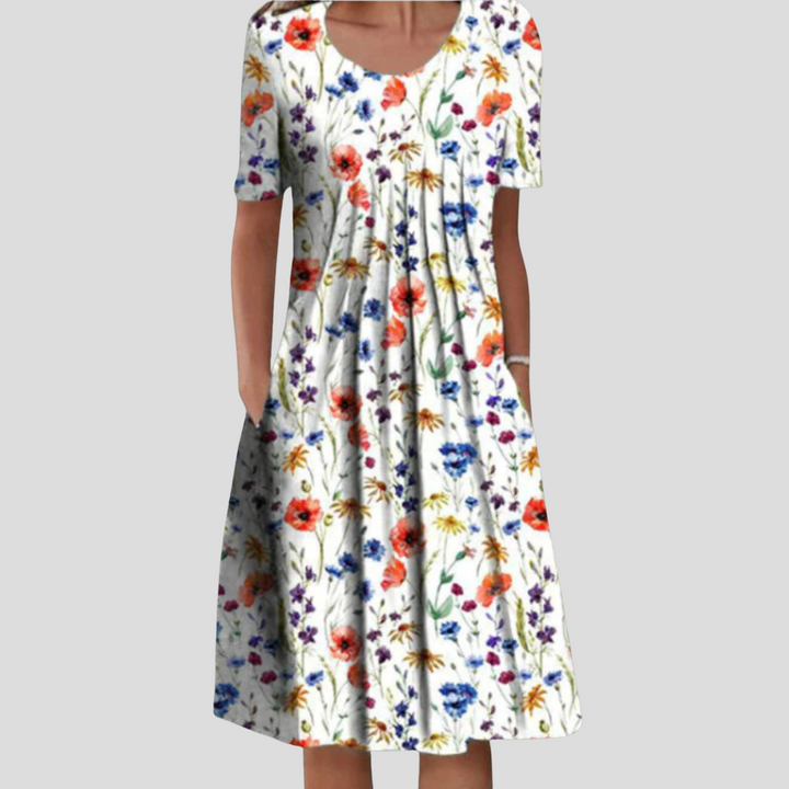 Eira™ – Cotton Dress with Tummy Coverage for Ultimate Comfort