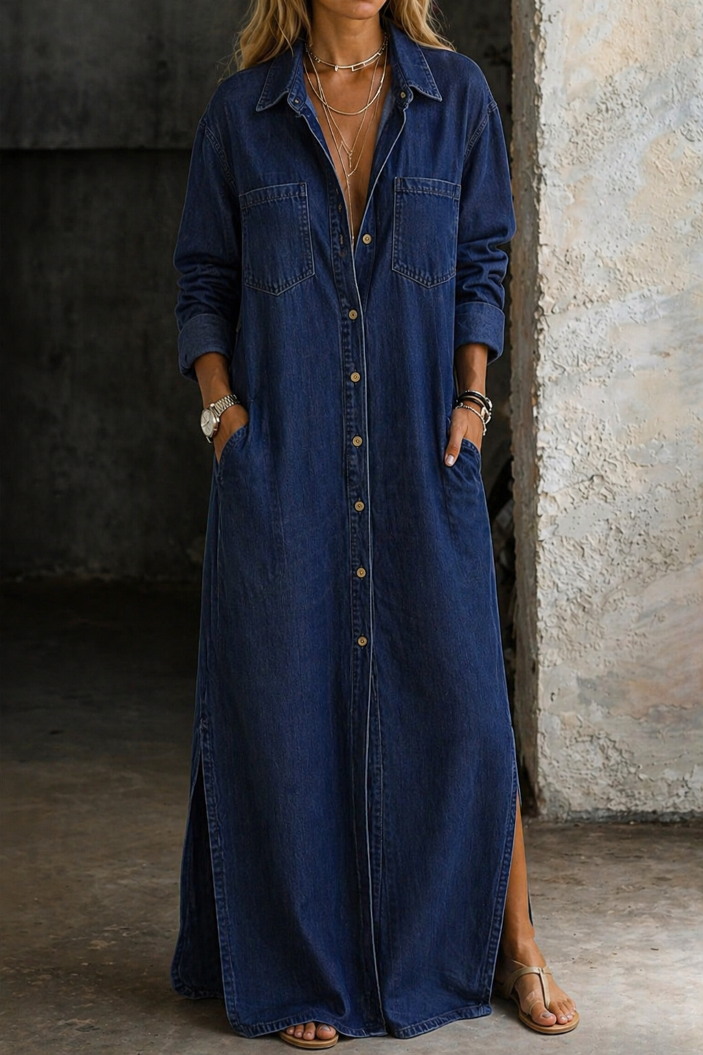 Diana | Relaxed Button-Up Dress