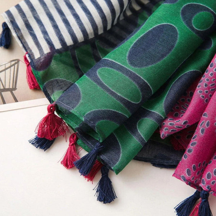 Maple | Vintage Colour Block Scarf