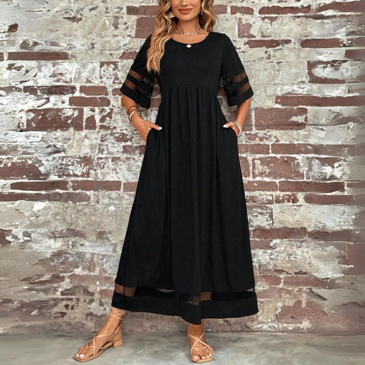 Aubrey Smooth Floral Midi Dress