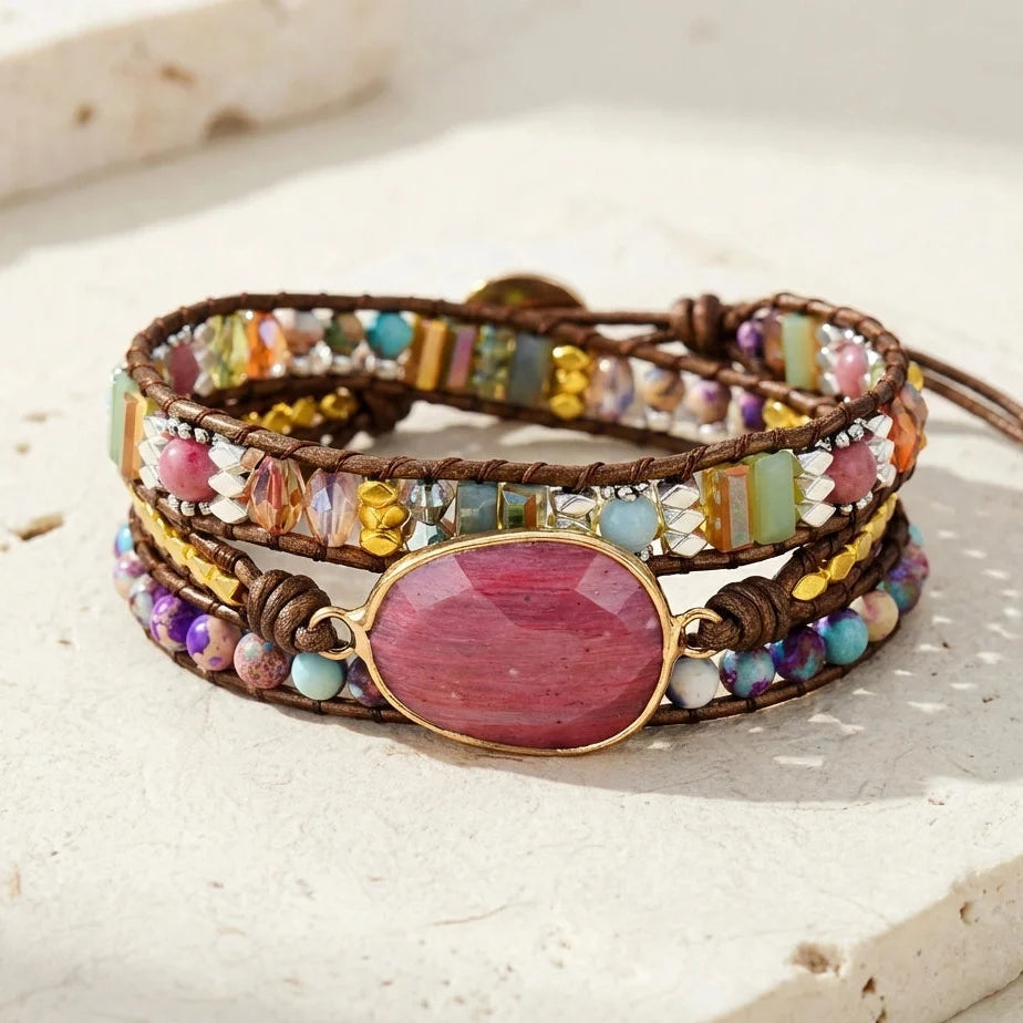 Hazel | Rhodonite Empowerment Bracelet