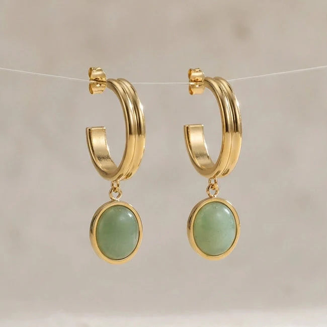 Rosalie | Abundance Aventurine Earrings
