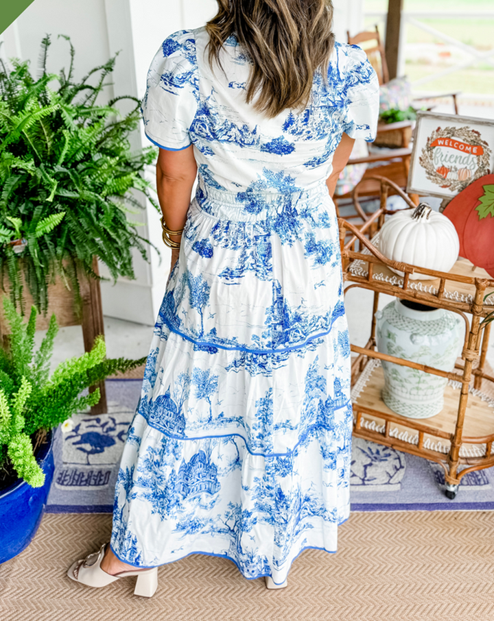 Classic Floral Maxi Dress
