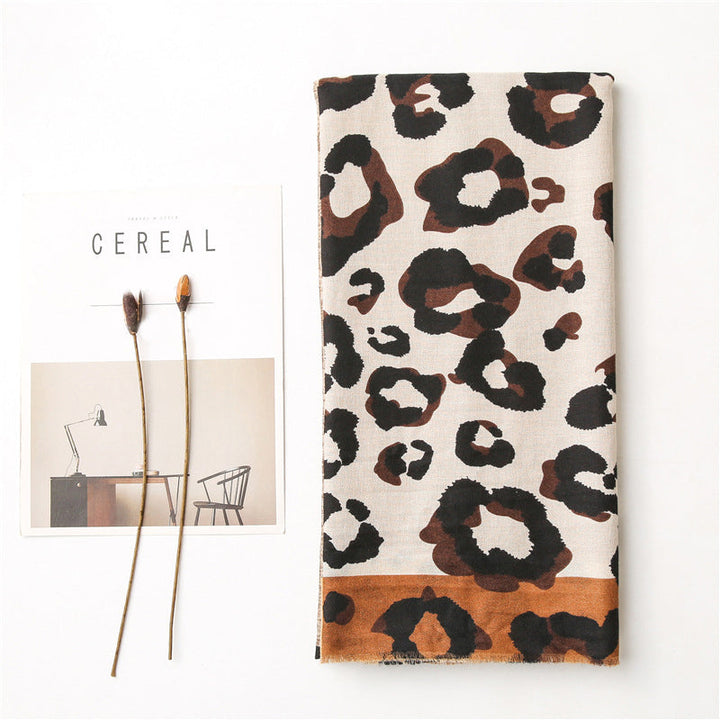 Briar | Casual Leopard Print Scarf