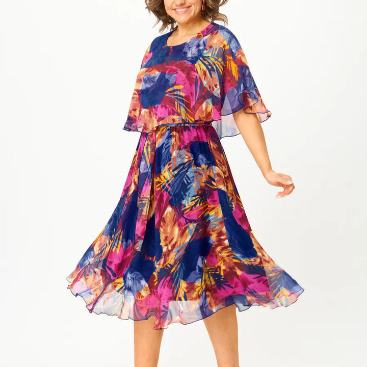 Aitana Vibrant Print Midi Dress