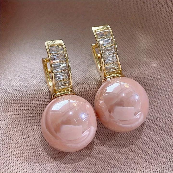 Florentine | Rose Pearl Earrings