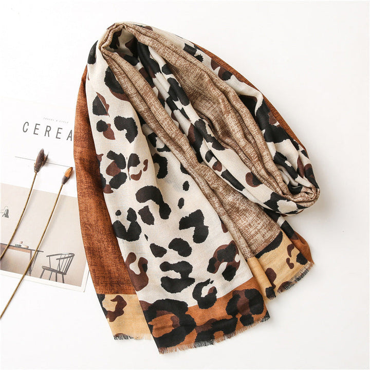 Briar | Casual Leopard Print Scarf