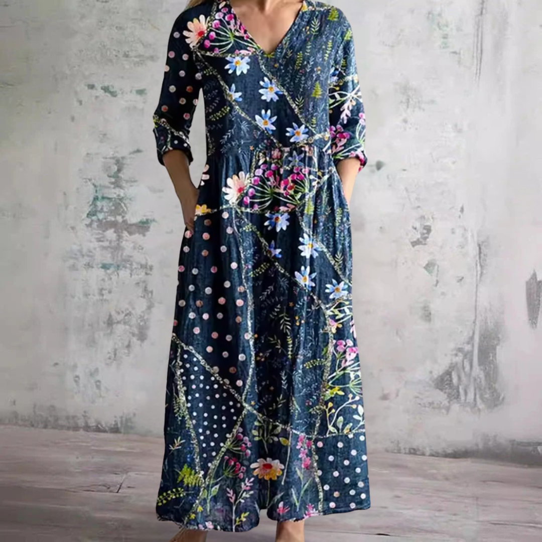 Linda | Relaxed Floral Dress