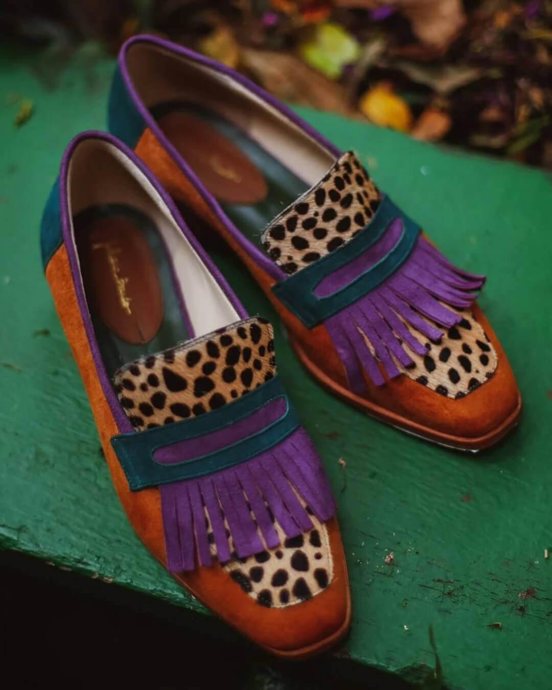 Lena | Fringe Animal Print Loafer