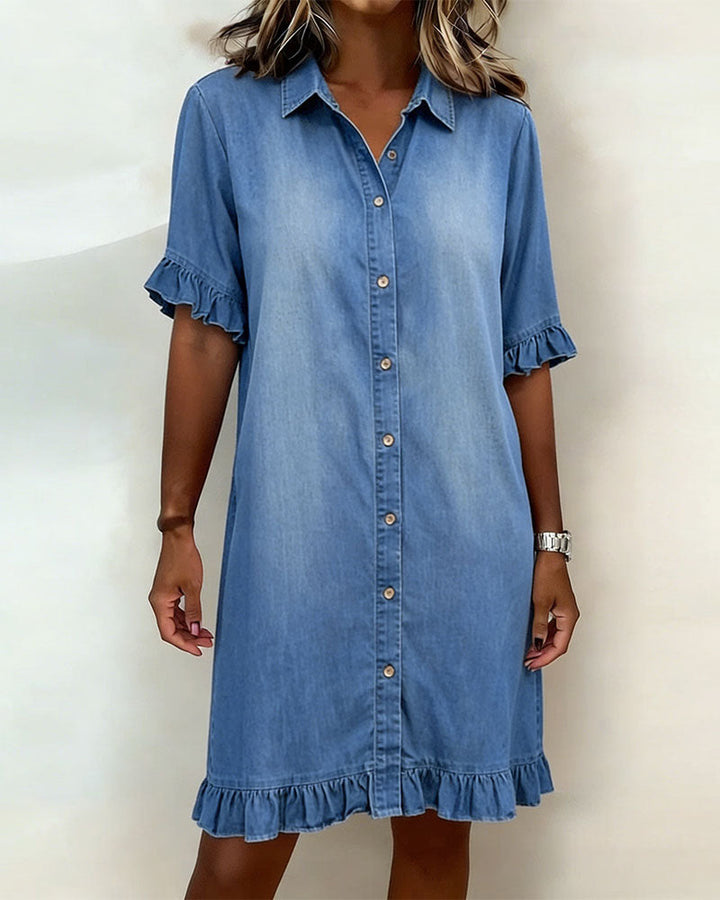 Melora | Lightweight Denim Dress