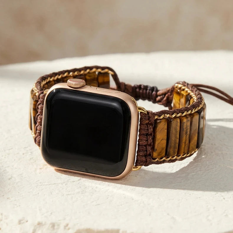 Bella | Powerful Tiger's Eye Apple Watch Band