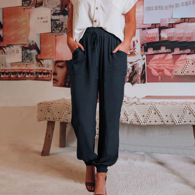Kaeli – Elegant Pants with Adjustable Waist