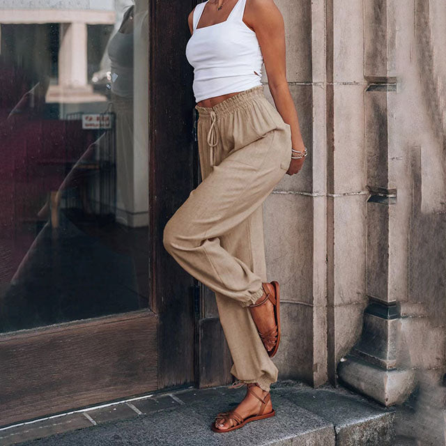 Kaeli – Elegant Pants with Adjustable Waist