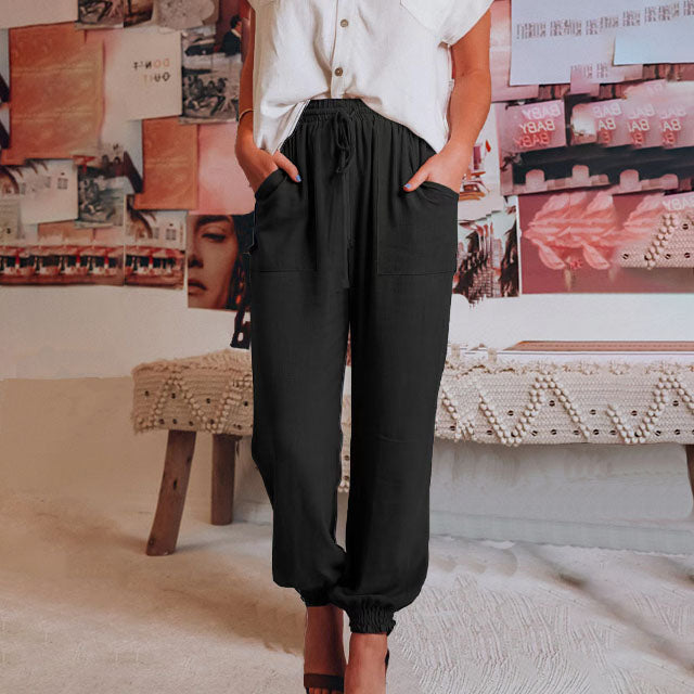 Kaeli – Elegant Pants with Adjustable Waist