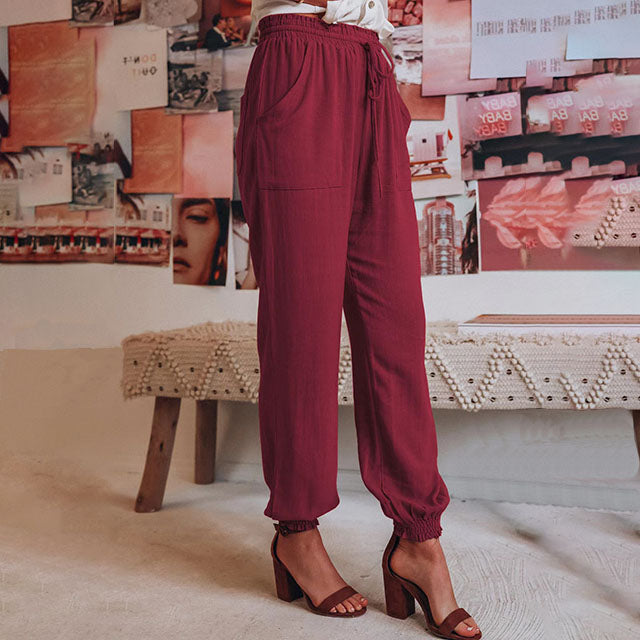 Kaeli – Elegant Pants with Adjustable Waist