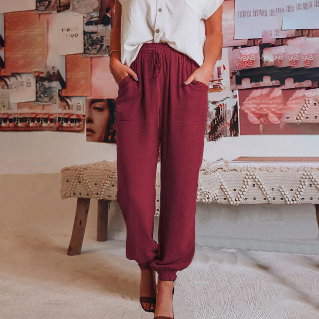 Kaeli – Elegant Pants with Adjustable Waist