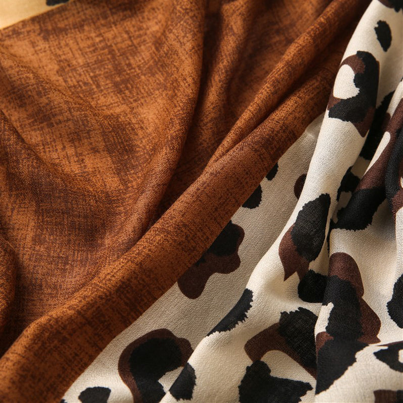 Briar | Casual Leopard Print Scarf