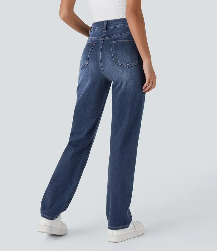 High Waist Elastic Comfort Pants