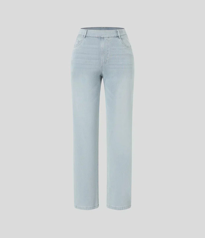 High Waist Elastic Comfort Pants
