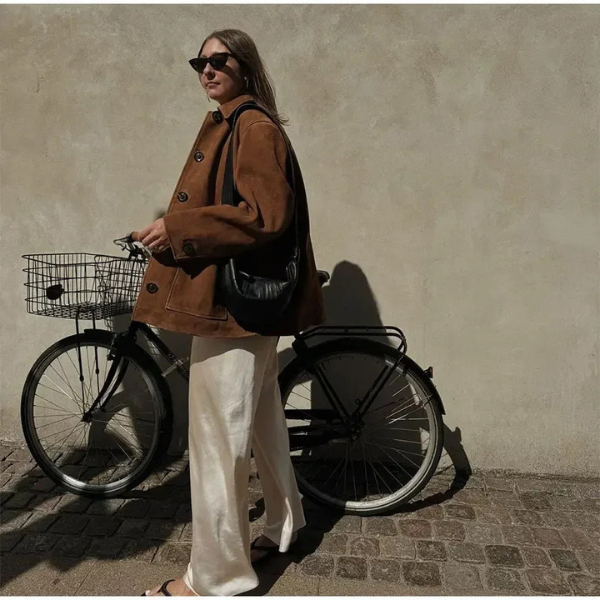 Harriet | Suede Statement Coat