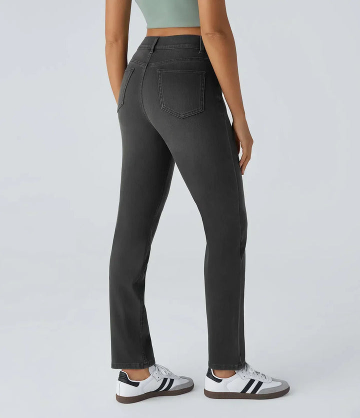High Waist Elastic Comfort Pants