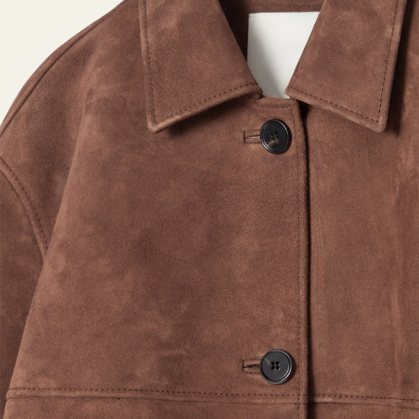Vivienne | Collared Suede Jacket
