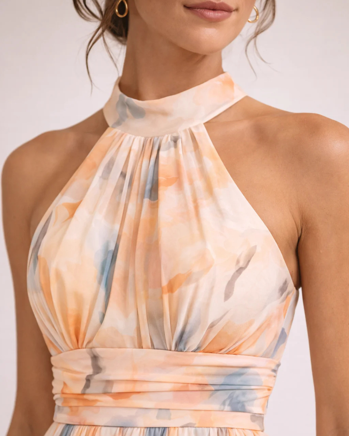 Savenora | Halter Maxi Dress