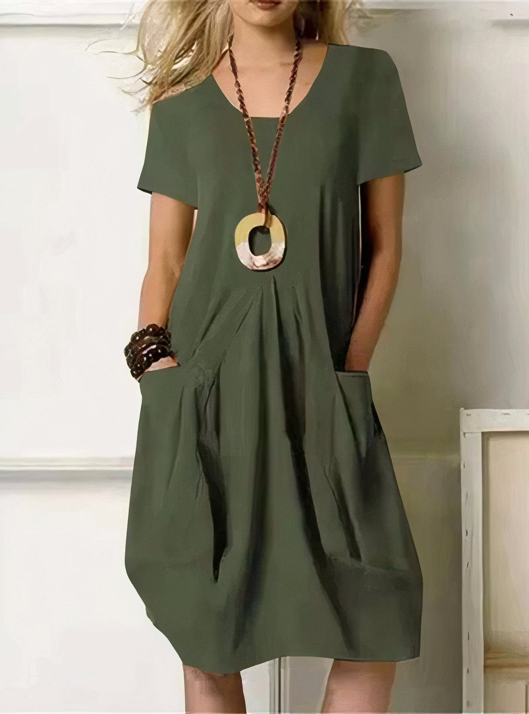 Celia | Lightweight Casual Dress with Pockets