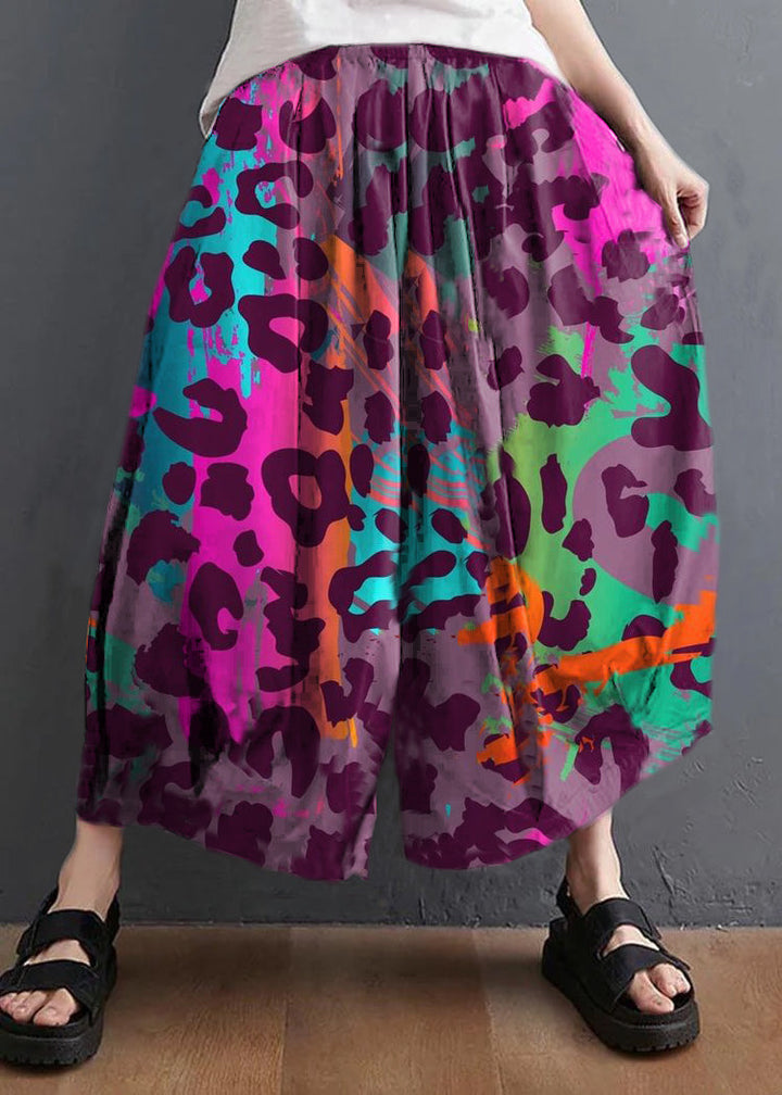 Black High Waist Asymmetrical Linen Pants