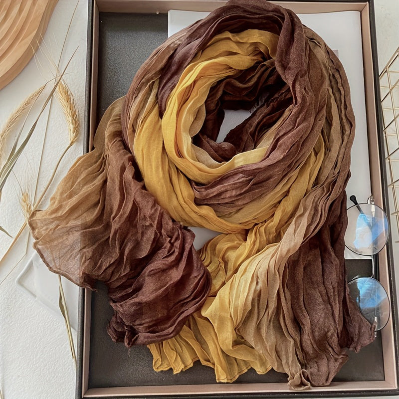 Ruby | Vintage Colour Block Scarf