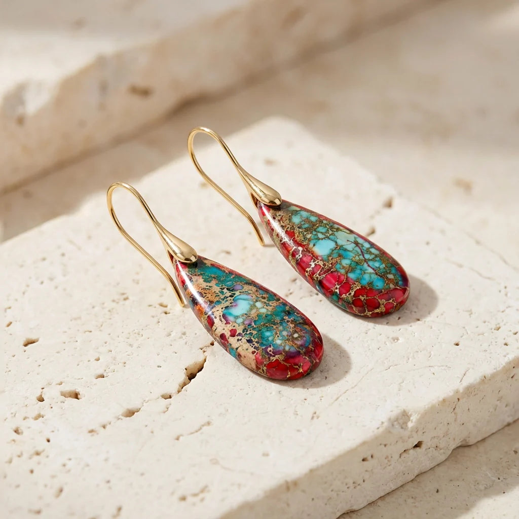 Thea | Purposeful Jasper Earrings