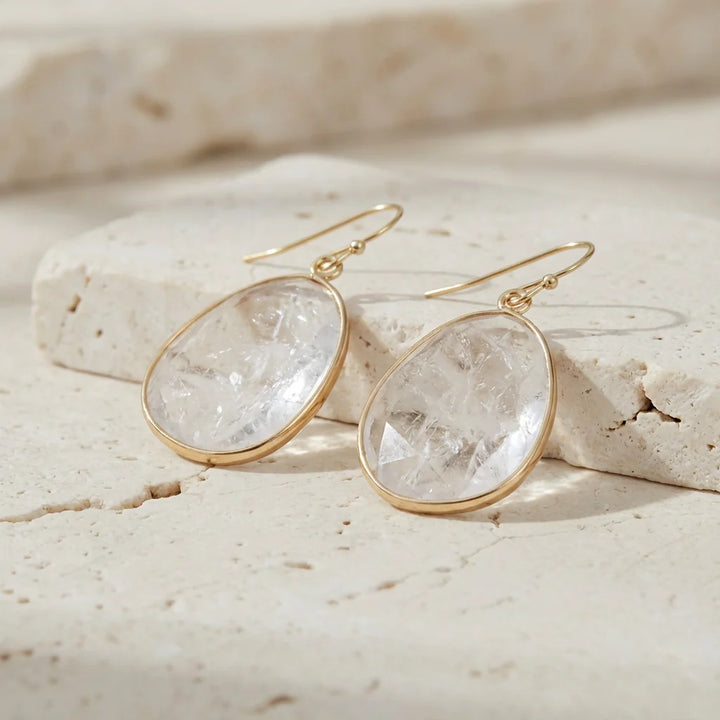 Piper | Purifying Clear Quartz Earrings