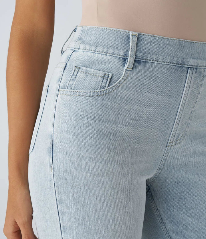 High Waist Elastic Comfort Pants
