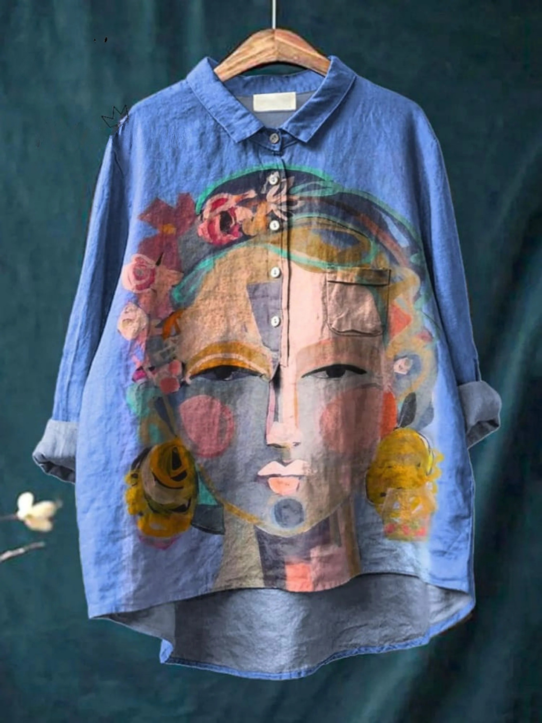 Eugen | Oil Painting Freda Portrait Art Print Blouse