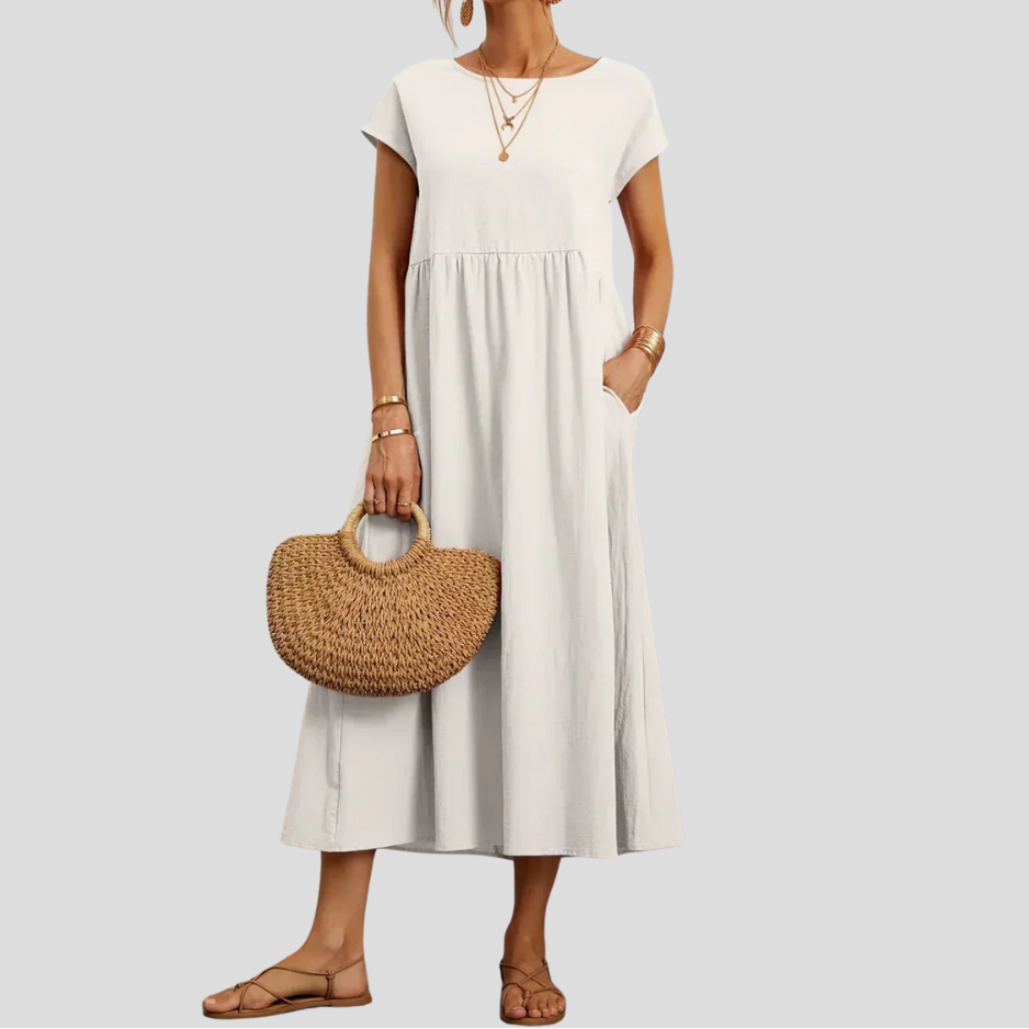 Anna™ – Elegant and Comfortable Midi Dress