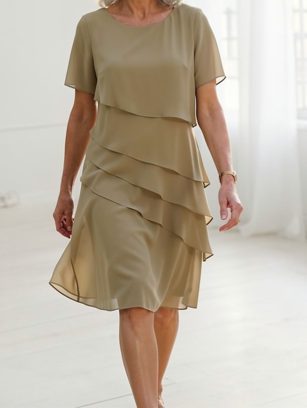 Juliette | Elegant, Flowing Dress with Ruffles