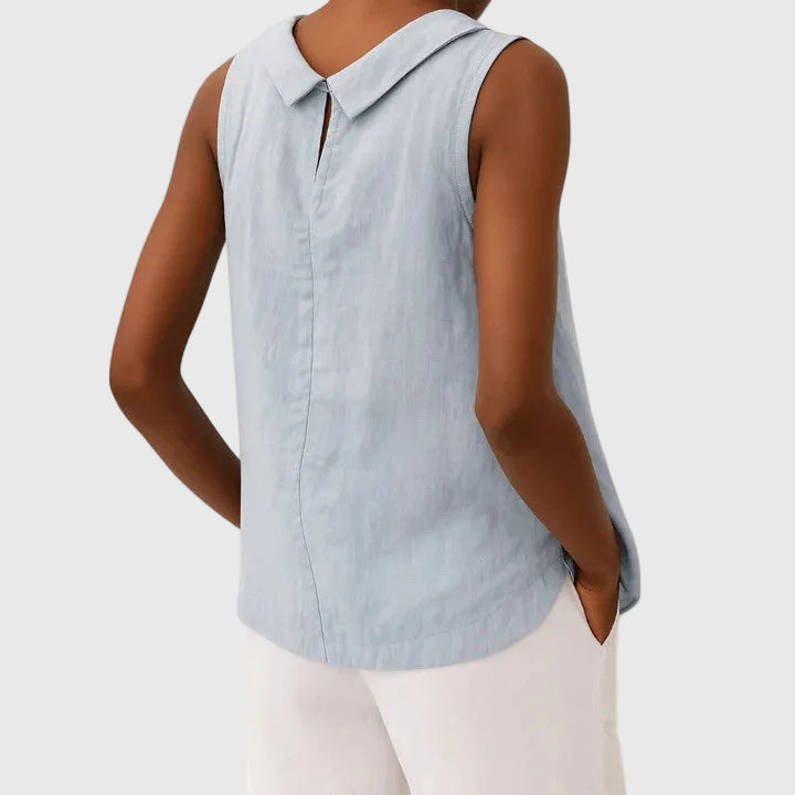 Anastine Elegant Top with Roll Neck