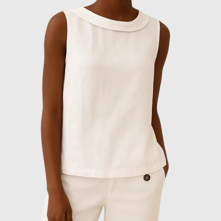 Anastine Elegant Top with Roll Neck