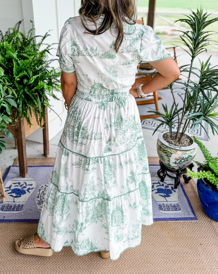 Classic Floral Maxi Dress
