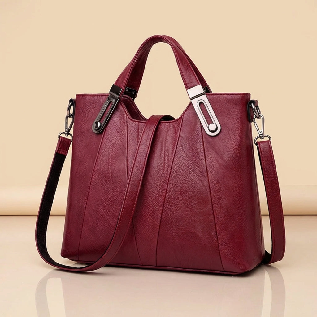 Sienna | Classic Leather Handbag