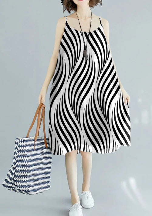Black Chiffon Spaghetti Strap Maxi Dress