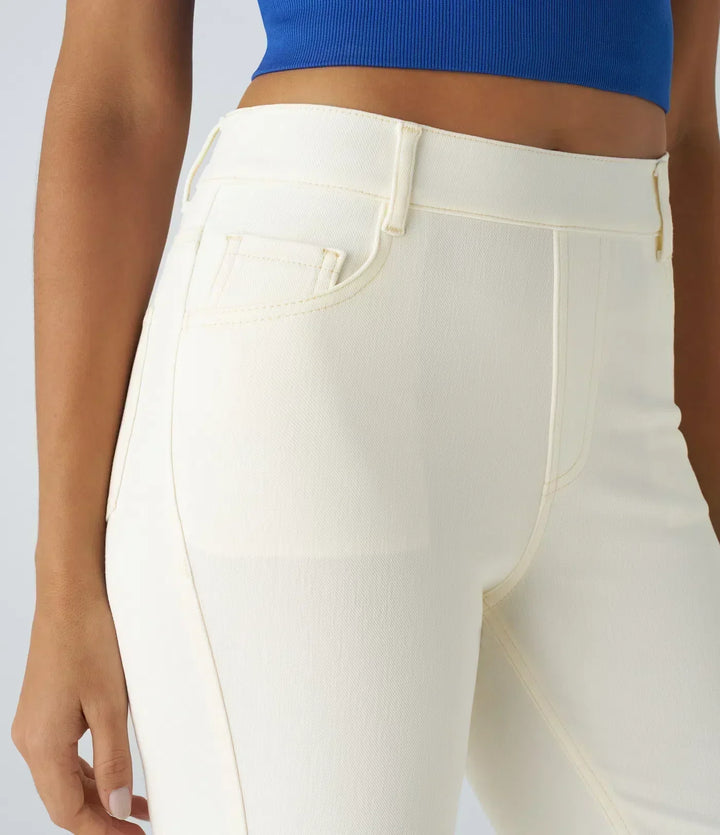 High Waist Elastic Comfort Pants