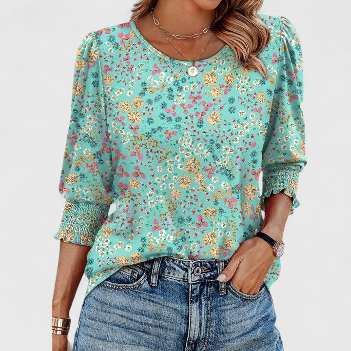 Solara Elegant Ruched Top