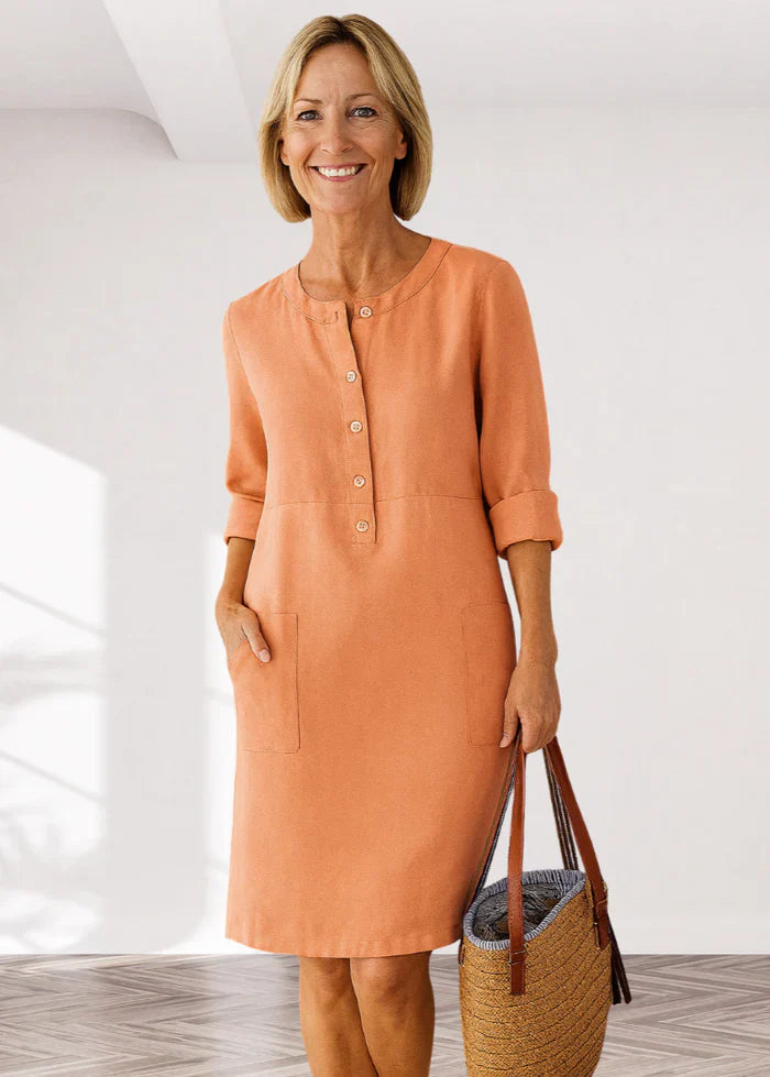EVI | Casual Women's Dress with Loose Fit and Timeless Look for Every Day